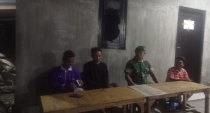 Babinsa Koramil 1628-05/Jereweh Gelar Patroli Malam Jaga Kamtibmas