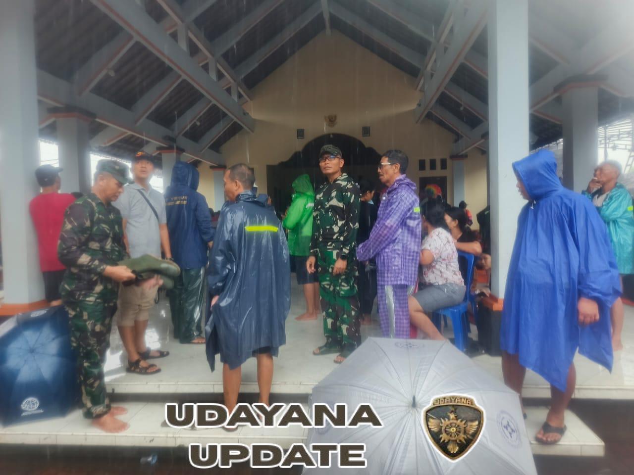 Tangani Banjir, Dandim Klungkung  Tegaskan Setiap Saat Siap Bergerak