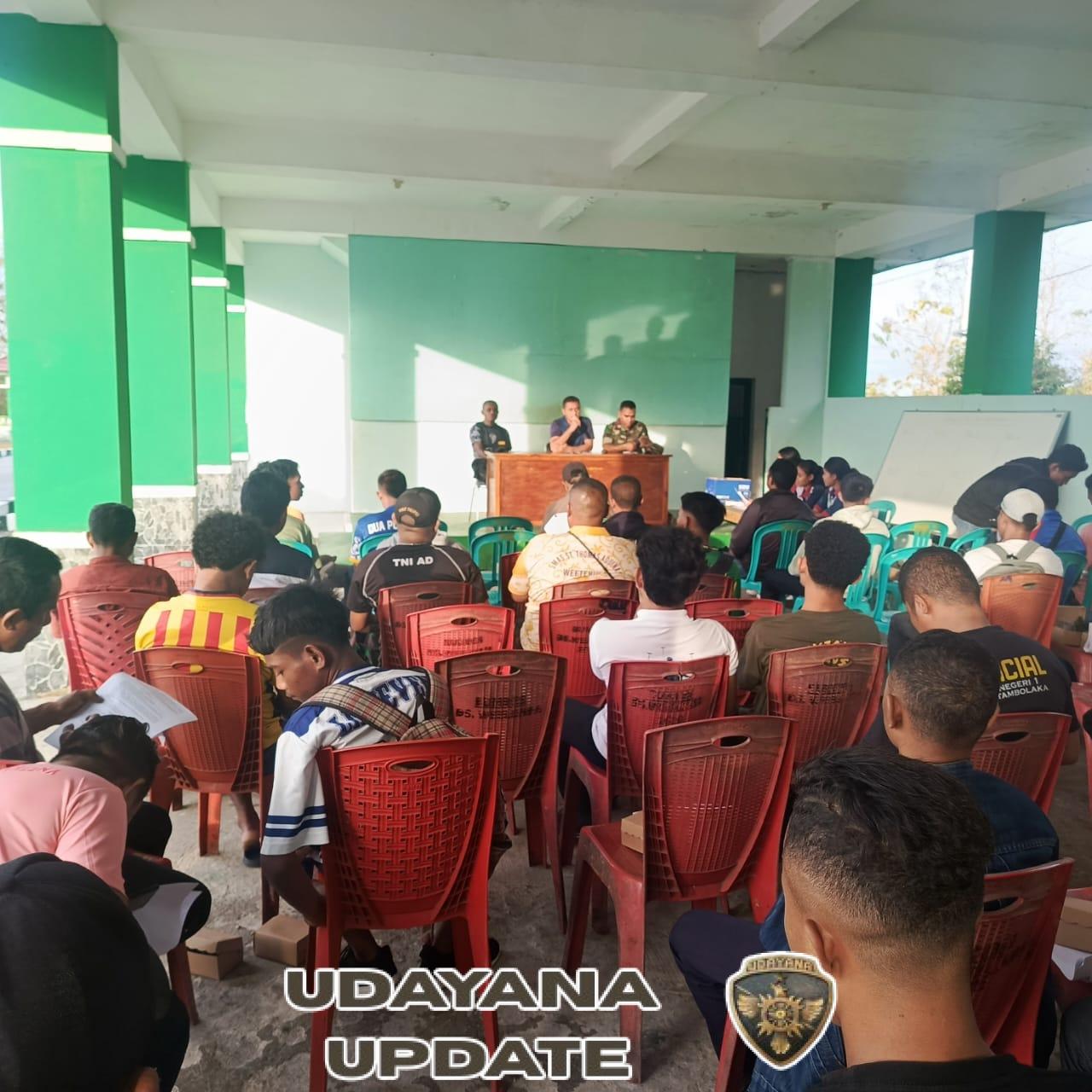 Dandim 1629/SBD Diwakili Kasdim 1629/SBD Memimpin Technical Meeting Turnamen Mini Soccer Dandim Cup 2025