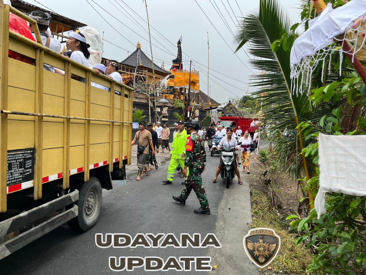 Danramil Nusa Penida Utus Babinsa Sukseskan Kegiatan Keagamaan