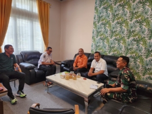 Kasdim 1628/KSB Ikuti Rapat Koordinasi Pengelolaan Sampah Sistem Insinerator di Dinas Lingkungan Hidup