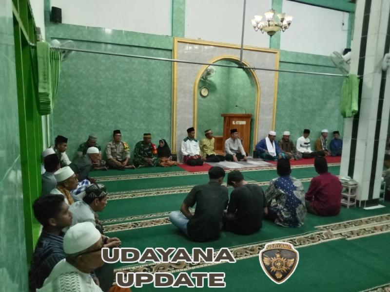 Babinsa Beru Hadiri Peringatan Maulid Nabi di Masjid Al-Istiqomah Dusun Beru