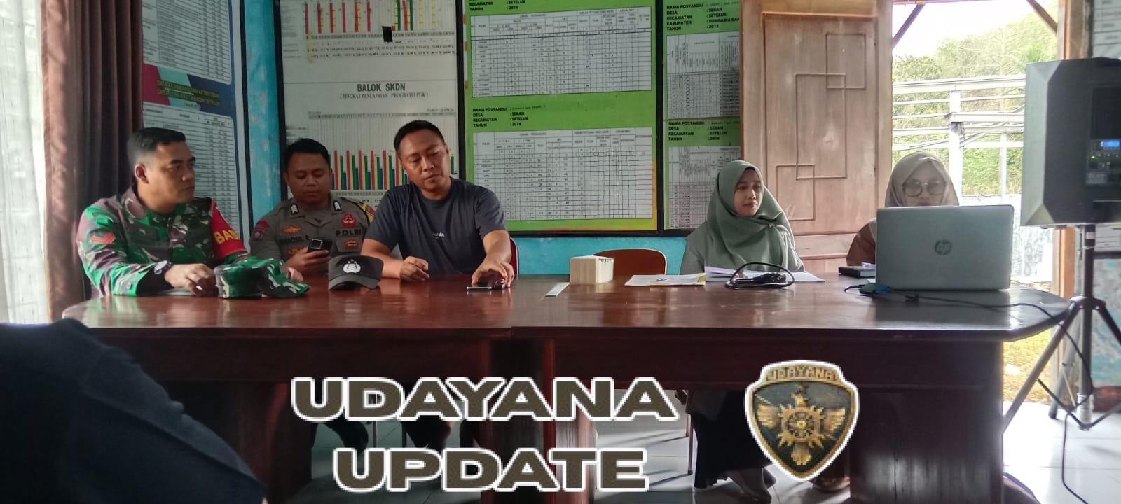Babinsa Seran Hadiri Rapat Bahas Potensi Pertanian dan Peternakan Dukung Program MBG