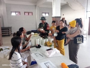 Dukung Program Posyandu, Babinsa Pastikan Balita Terhindar dari Stunting