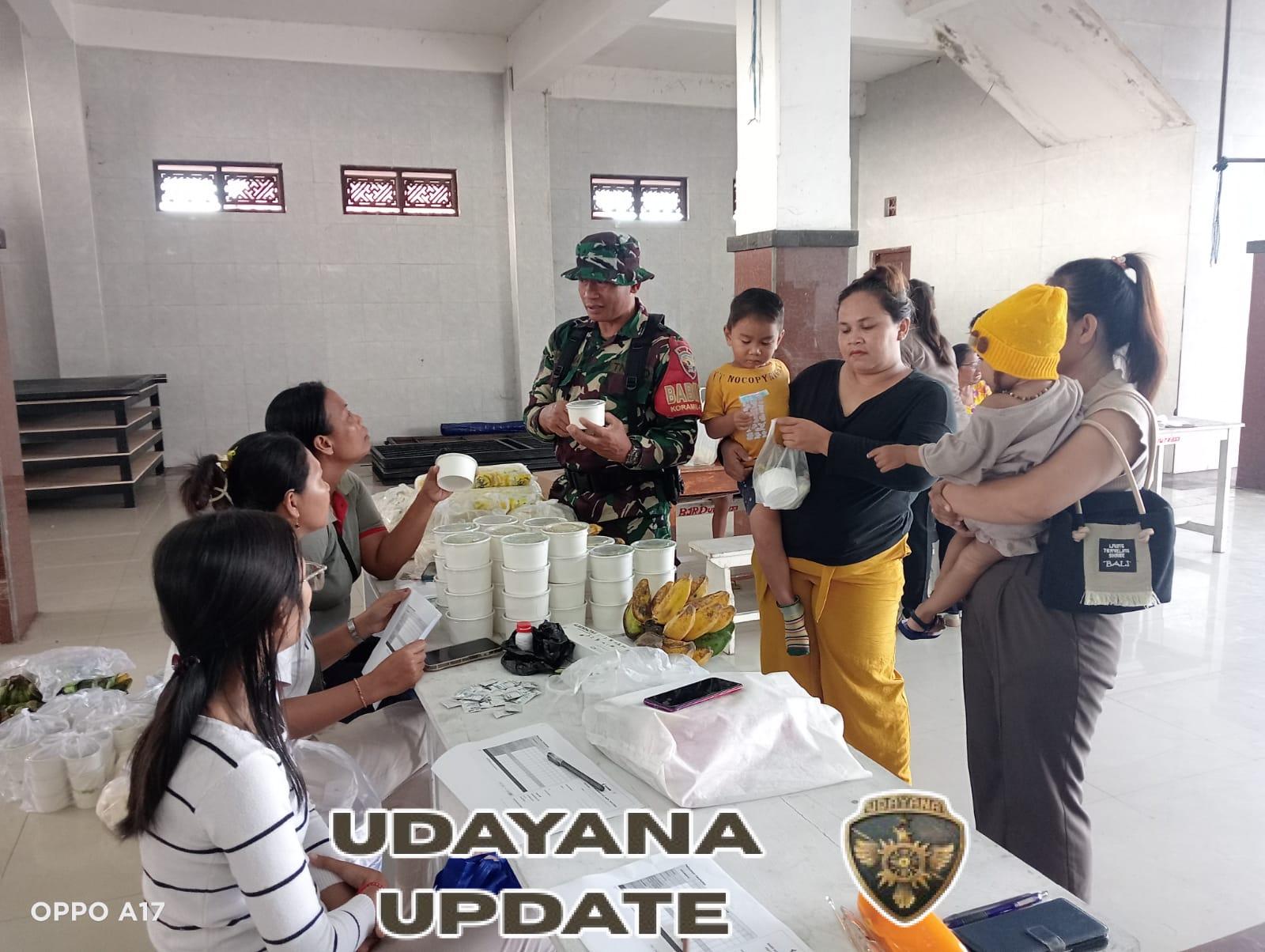 Dukung Program Posyandu, Babinsa Pastikan Balita Terhindar dari Stunting