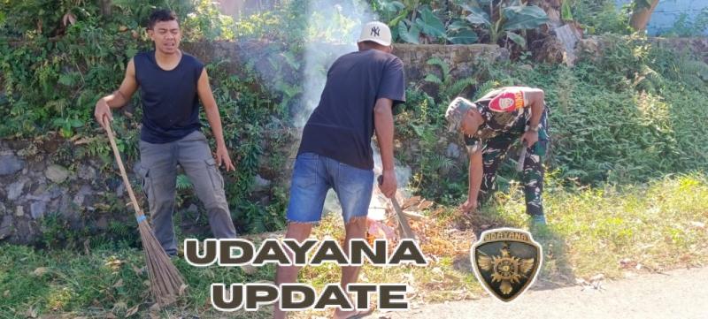 Babinsa Koramil 1602-01/Ende Tingkatkan Kamtibmas lewat Karya Bakti di Desa Nanganesa