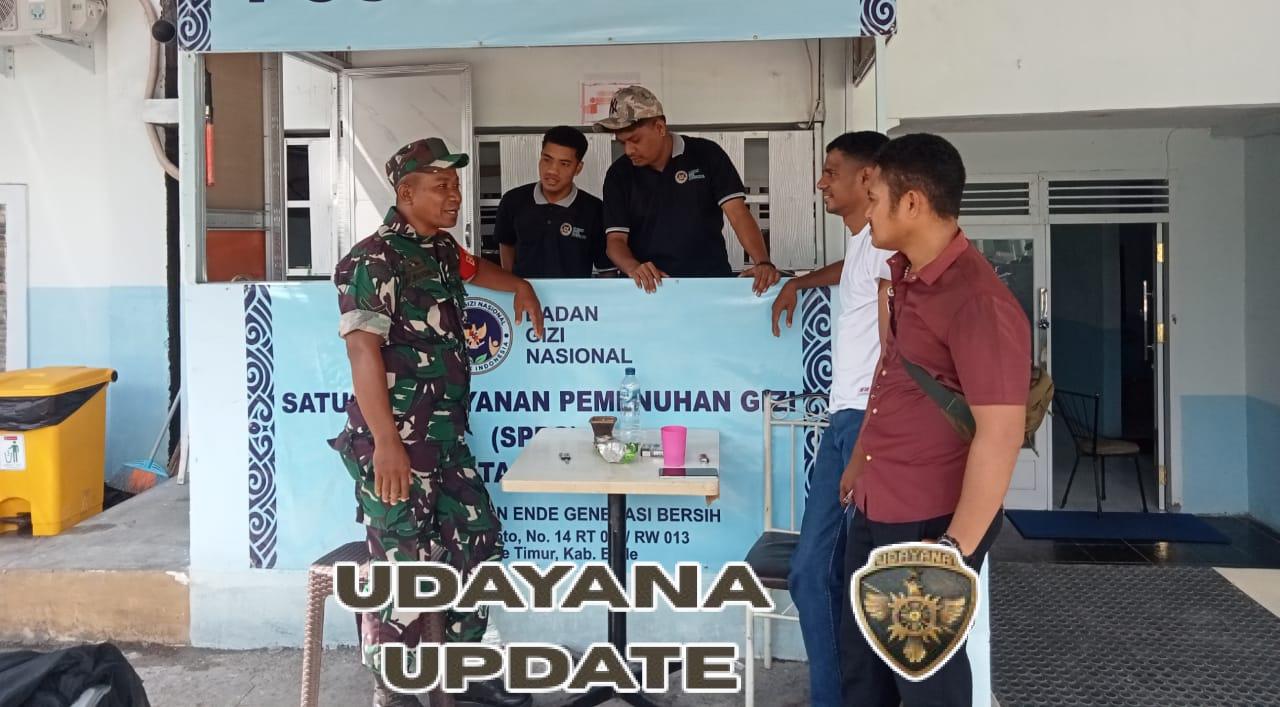 TNI Hadir di Tengah Warga, Babinsa Ende Laksanakan Pamwil dan Jalin Silaturahmi