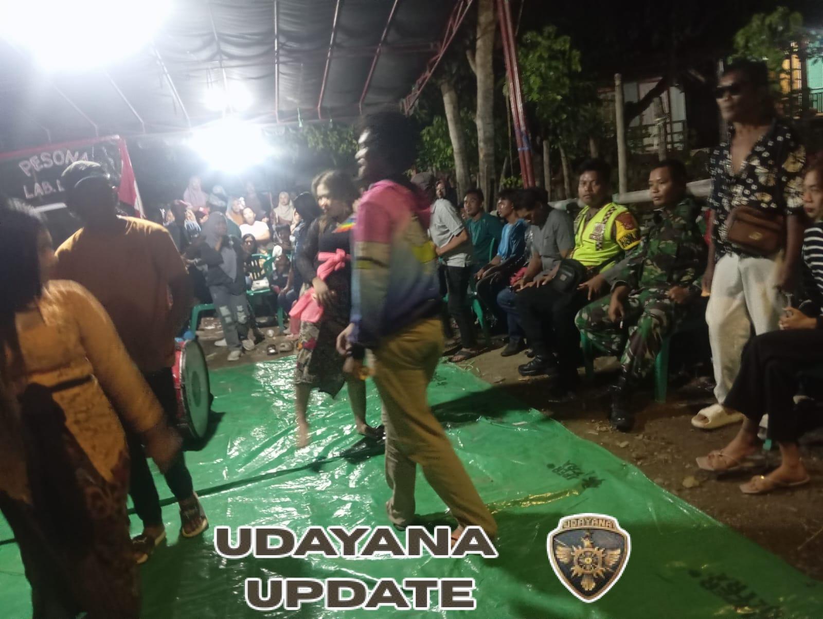 Babinsa Koramil 1628-01/Taliwang Laksanakan Pengamanan Acara Pernikahan Warga Sampir