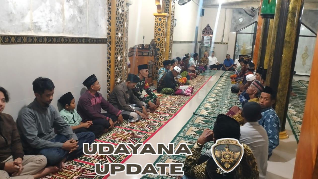 Babinsa Lamontet Hadiri Peringatan Maulid Nabi Muhammad SAW di Masjid Al-Hidayah