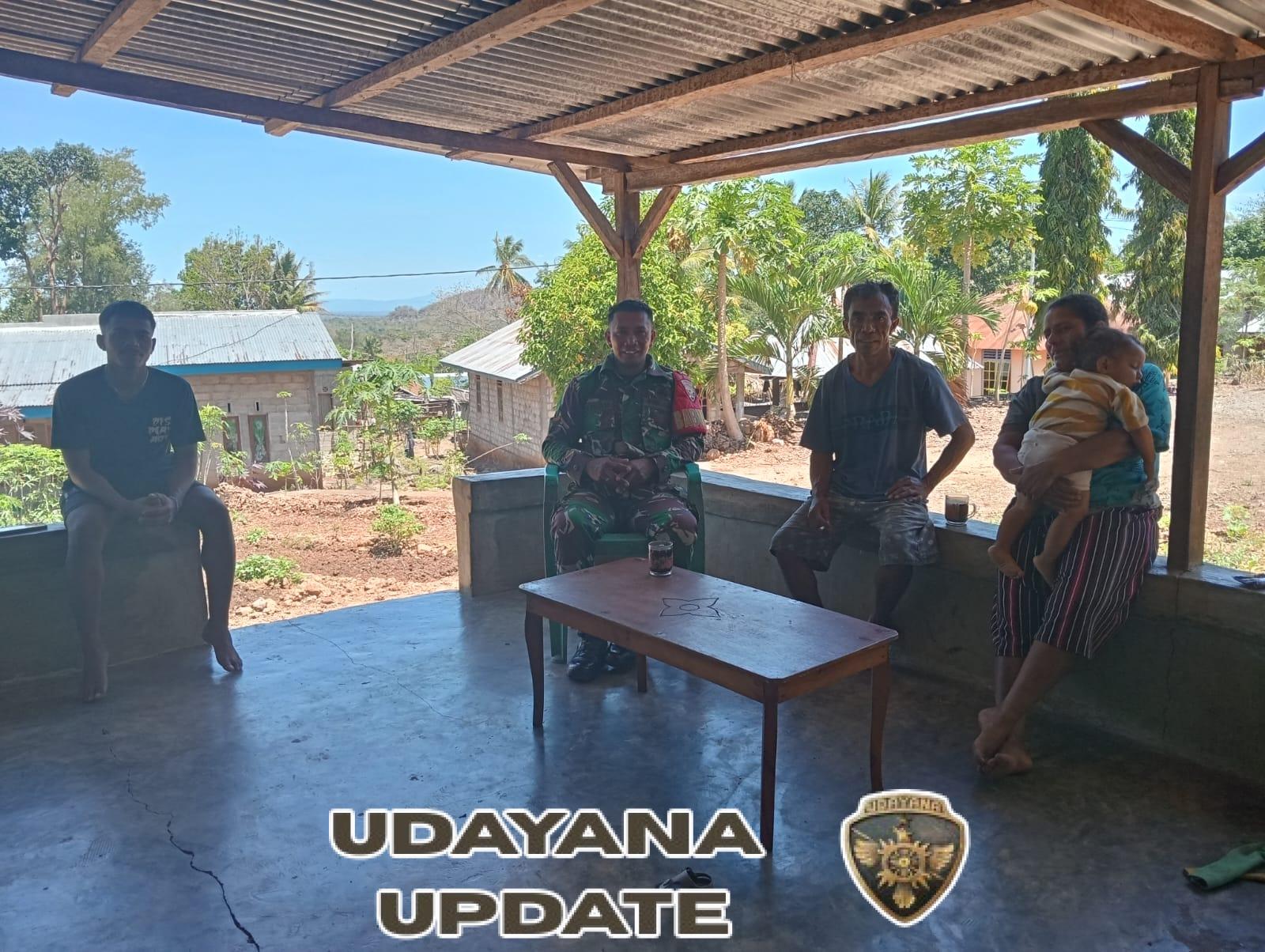 Babinsa Hadir di Tengah Warga, Sampaikan Pesan Kebersamaan