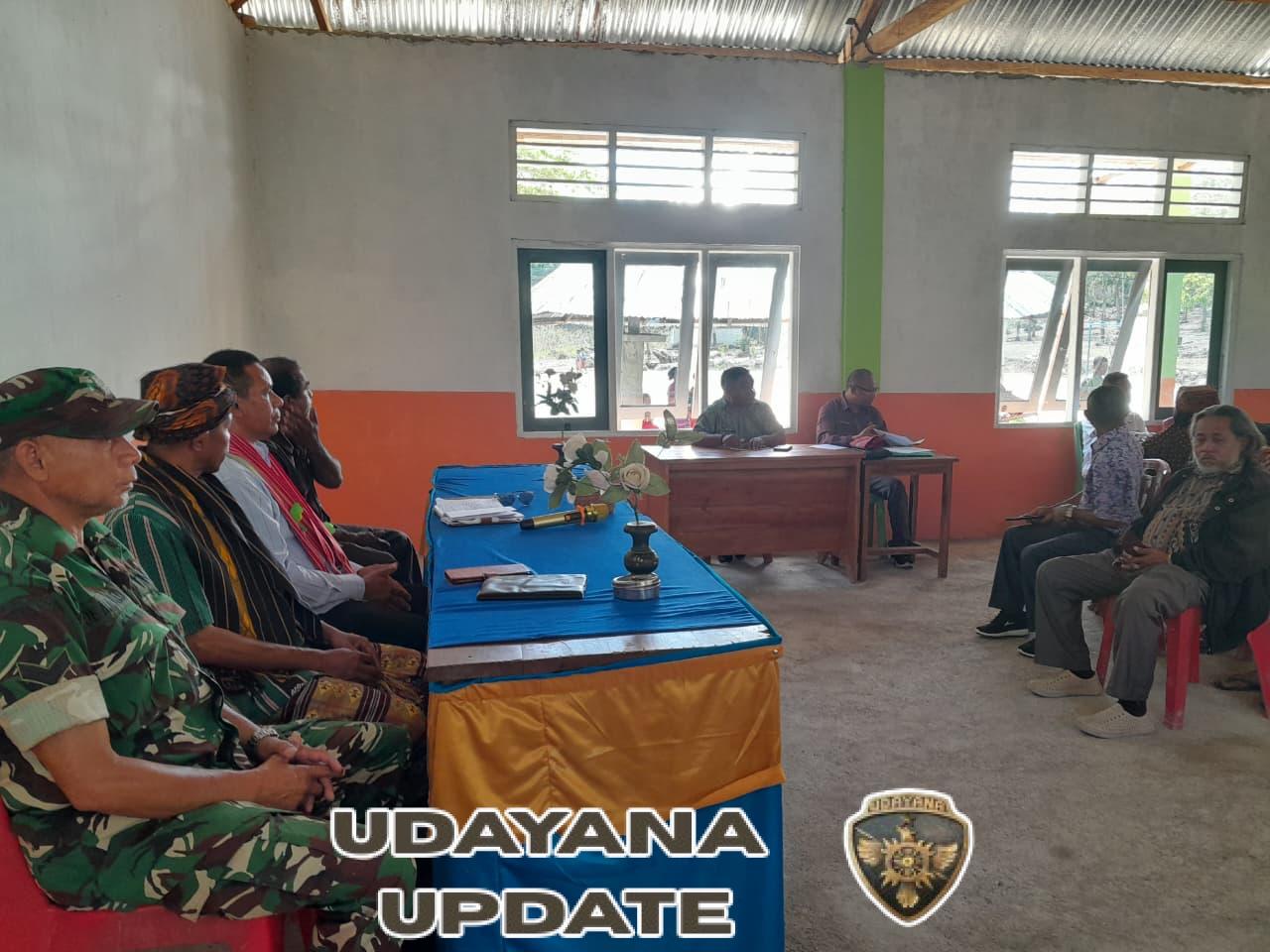 Kunjungan Perdana Camat Insana Barat, Babinsa Koramil Bisel Lakukan Monitoring Wilayah