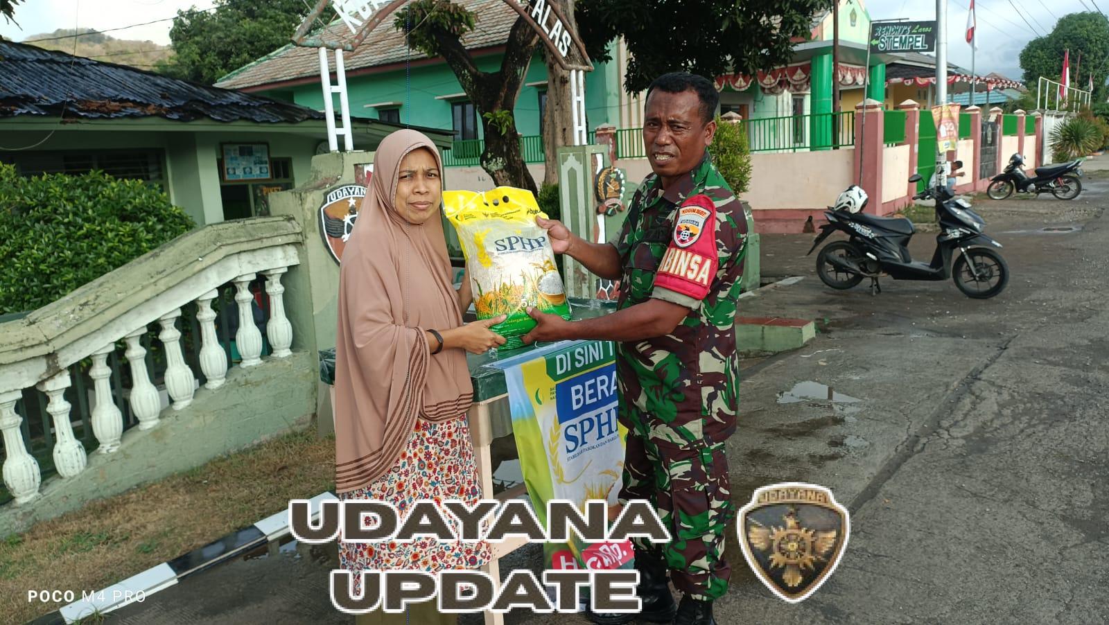 Gerakan Pangan Murah di Alas Disambut Hangat, Puluhan Sak Beras Tersalur ke Masyarakat