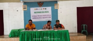 Perkuat Sinergi, Babinsa Koramil Aimere Hadiri Kegiatan Penyaluran BLT-DD di Ngada