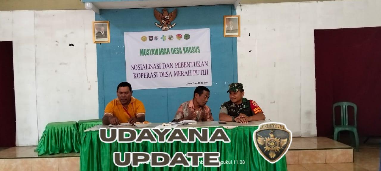 Perkuat Sinergi, Babinsa Koramil Aimere Hadiri Kegiatan Penyaluran BLT-DD di Ngada