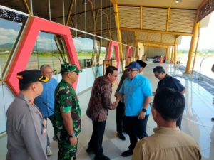 ‎Kehadiran Wamen PKP Disambut Forkopimda, Dandim 1607 Tegaskan Dukungan TNI