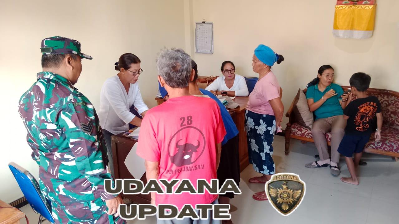 Dampingi Penyaluran BLT DD, Serka Hamid Berpesan Manfaatkan Dengan Bijak