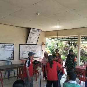 Babinsa Desa Belancan Dampingi Pelaksanaan Posyandu Terpadu, Dukung Cegah Stunting
