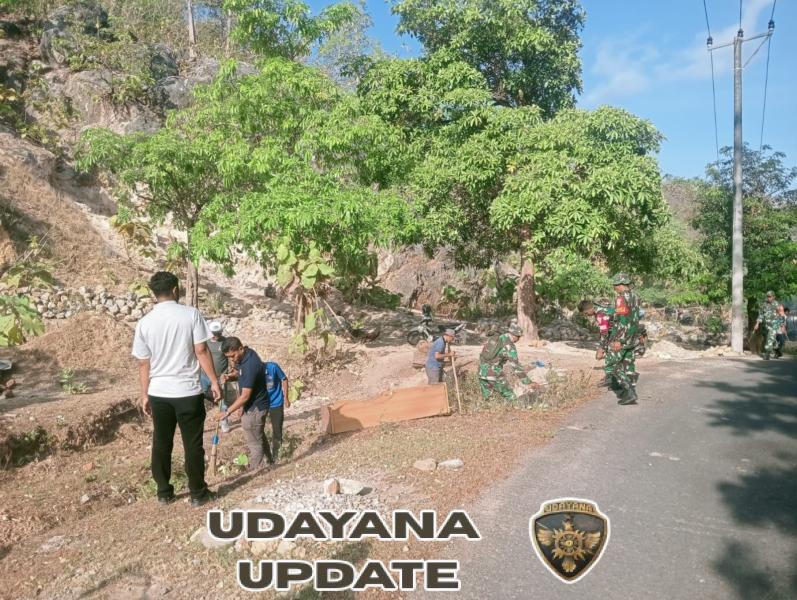 Karya Bhakti Kodim 1608/Bima Wujud Nyata Mendukung Program BISA Kota Bima