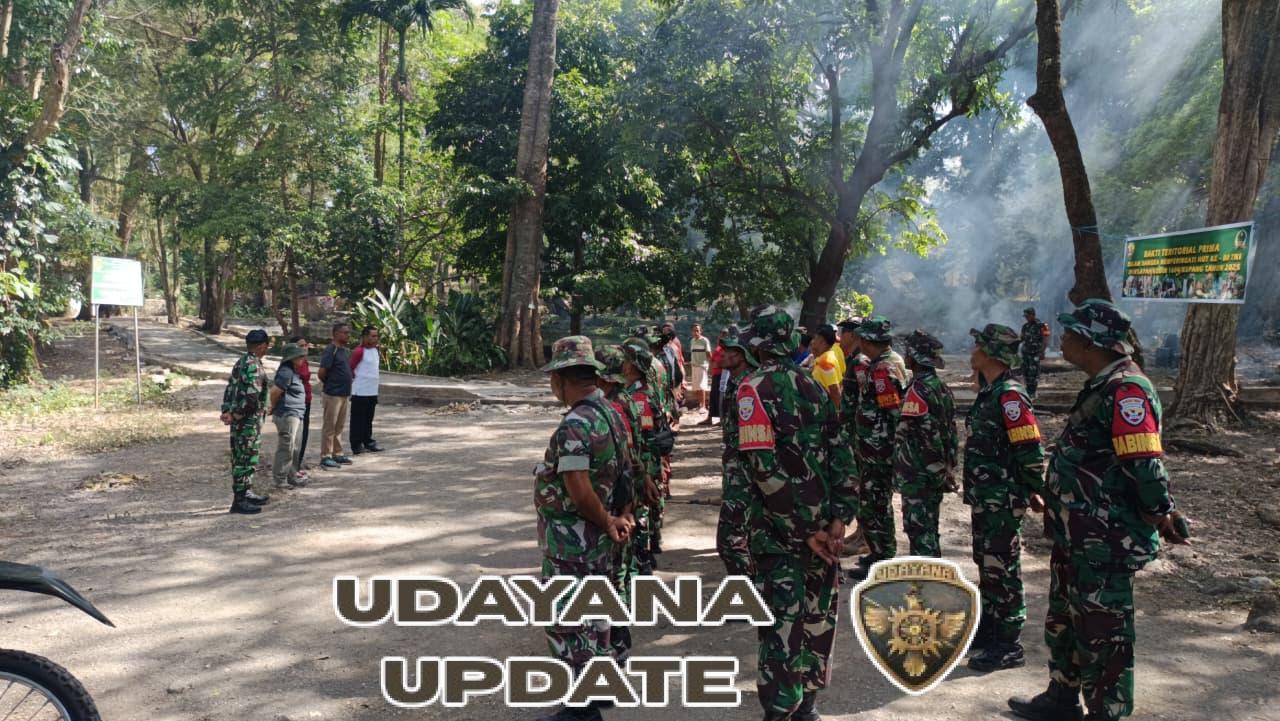 TNI Gelar Karya Bakti HUT 80 di Camplong