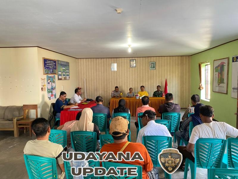 Babinsa Kupang Dukung Kelancaran Pemilihan Ketua LPM Solor