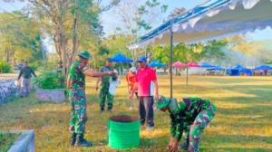 Kodim 1618/TTU dan Pemda TTU Kompak Gelar Kerja Bhakti Sambut HUT Kota Kefamenanu ke-103