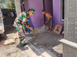 TNI Hadir di Tengah Warga: Babinsa Ba’a Edukasi Masyarakat Agar Fokus pada Kerja Produktif