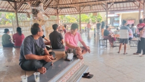 Posyandu Rutin di Abianbase Hadirkan 45 Balita, Babinsa Turut Kawal Kegiatan