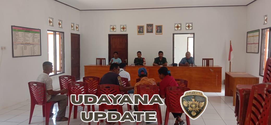 Babinsa Batutua Hadiri Rapat Pembentukan Pos Bantuan Hukum Desa