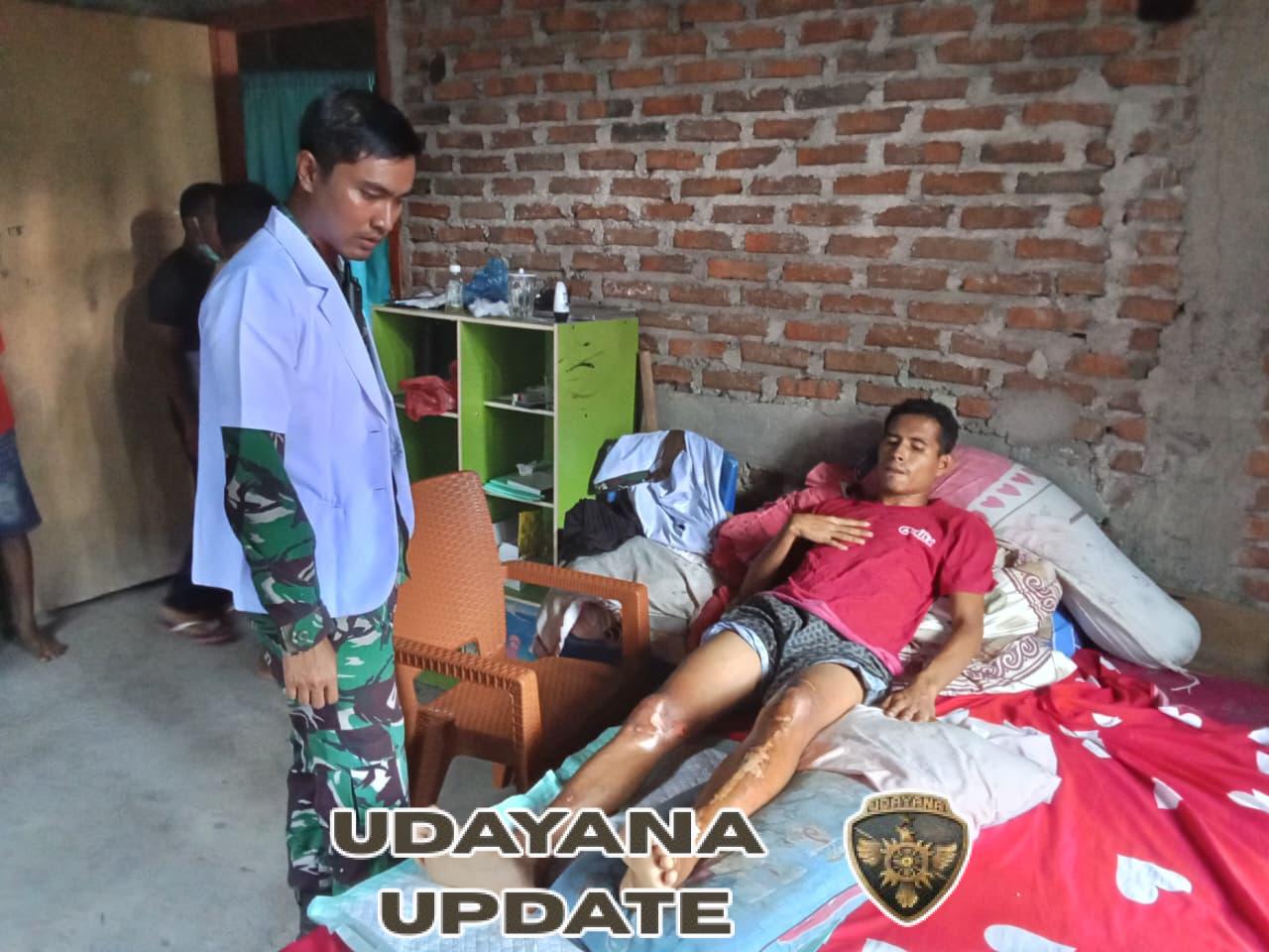 Lebih dari Sekadar Tugas, Yonif TP 834/WM Hadirkan Kasih dan Pengabdian untuk Korban Banjir Sawu