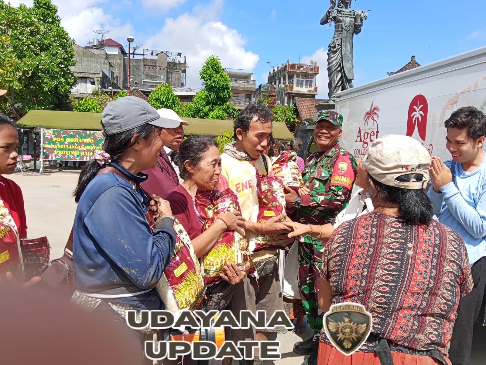 Wujud Kepedulian, Kodim 1611/Badung Bersama Aget Coleksion Bantu Korban Banjir