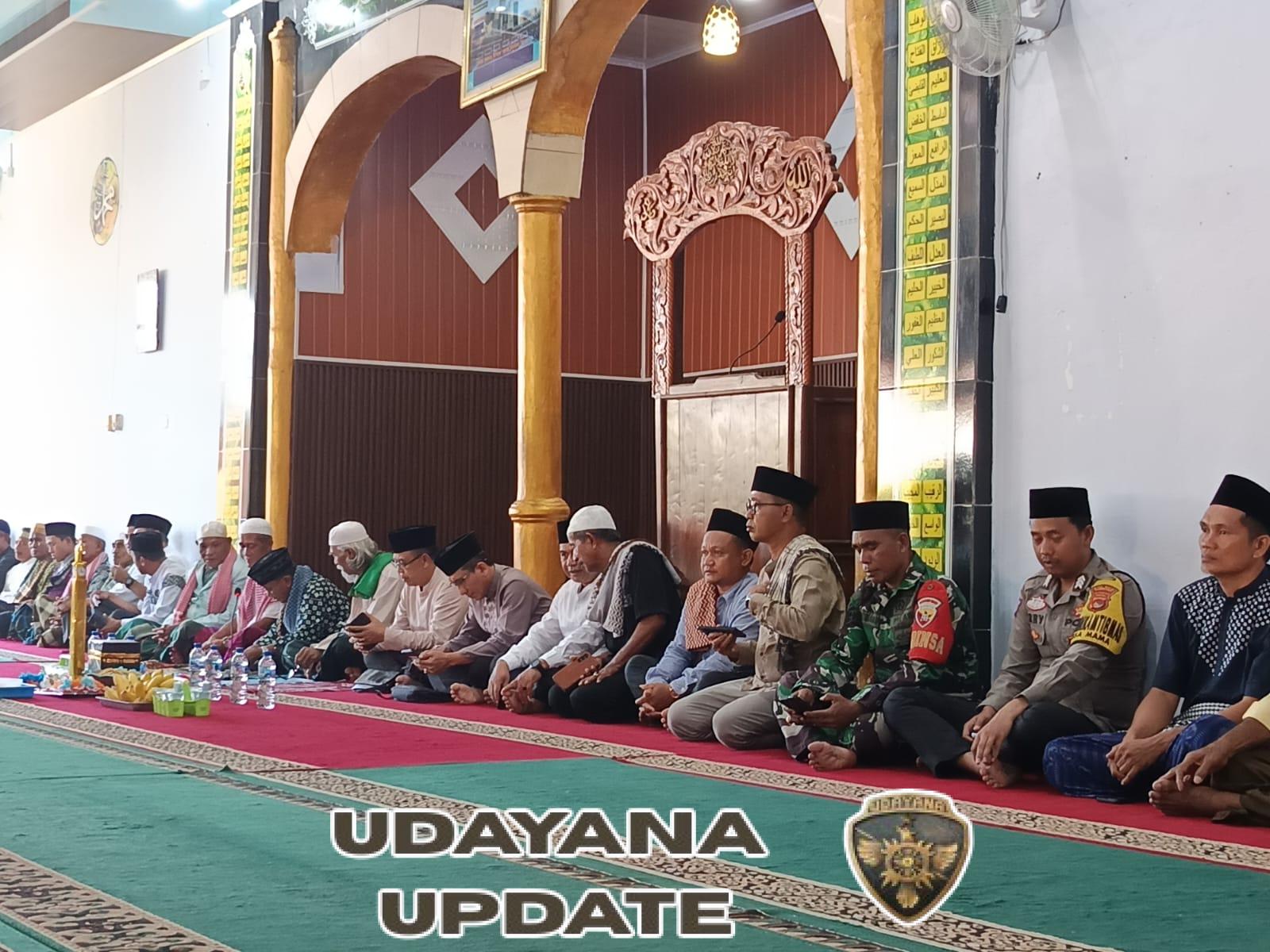 Koramil 1607-06/Lopok Bersama Warga Desa Mama Peringati Maulid Nabi SAW