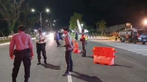 Koramil 02/Pujut Bersama Aparat Terkait Gelar Patroli Di Kek Mandalika