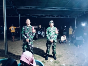 TNI Koramil 1628-01/Taliwang Amankan Jambore Pramuka Ranting Brang Ene