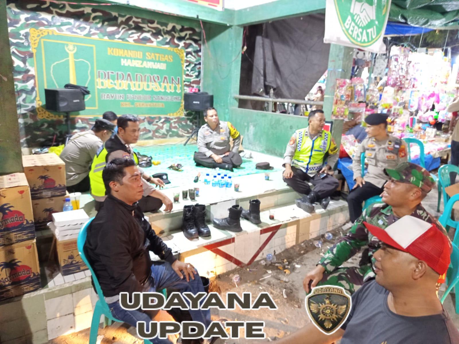 Babinsa dan Bhabinkamtibmas Sekarteja Gelar Patroli Jelang Hultah NWDI ke-90