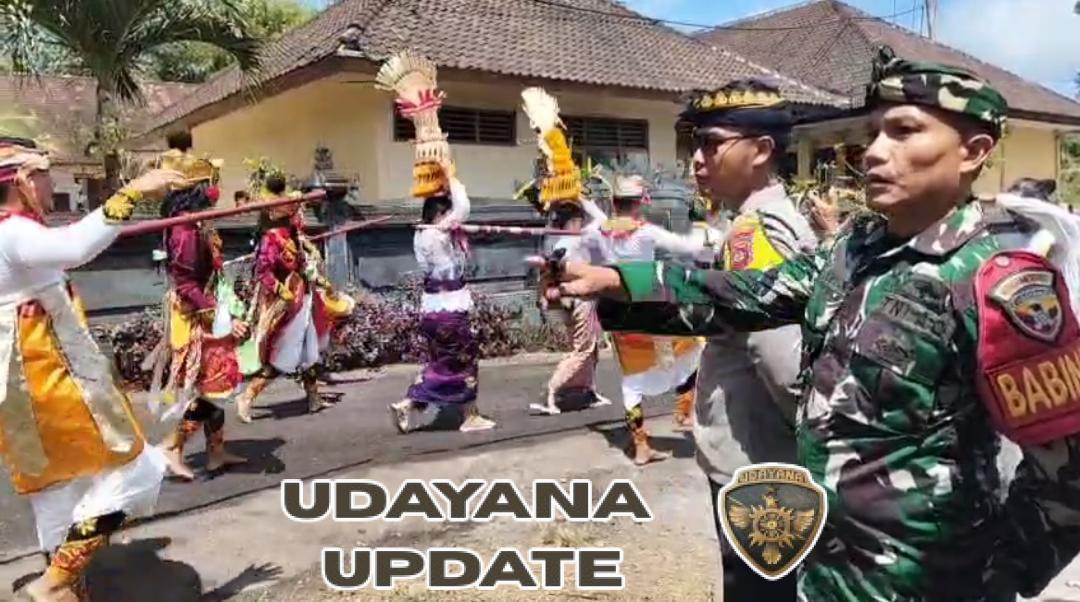 Pengamanan mepeed Babinsa Koramil Nusa Penida bersinergi bersama Bhabinkamtibmas dan pecalang