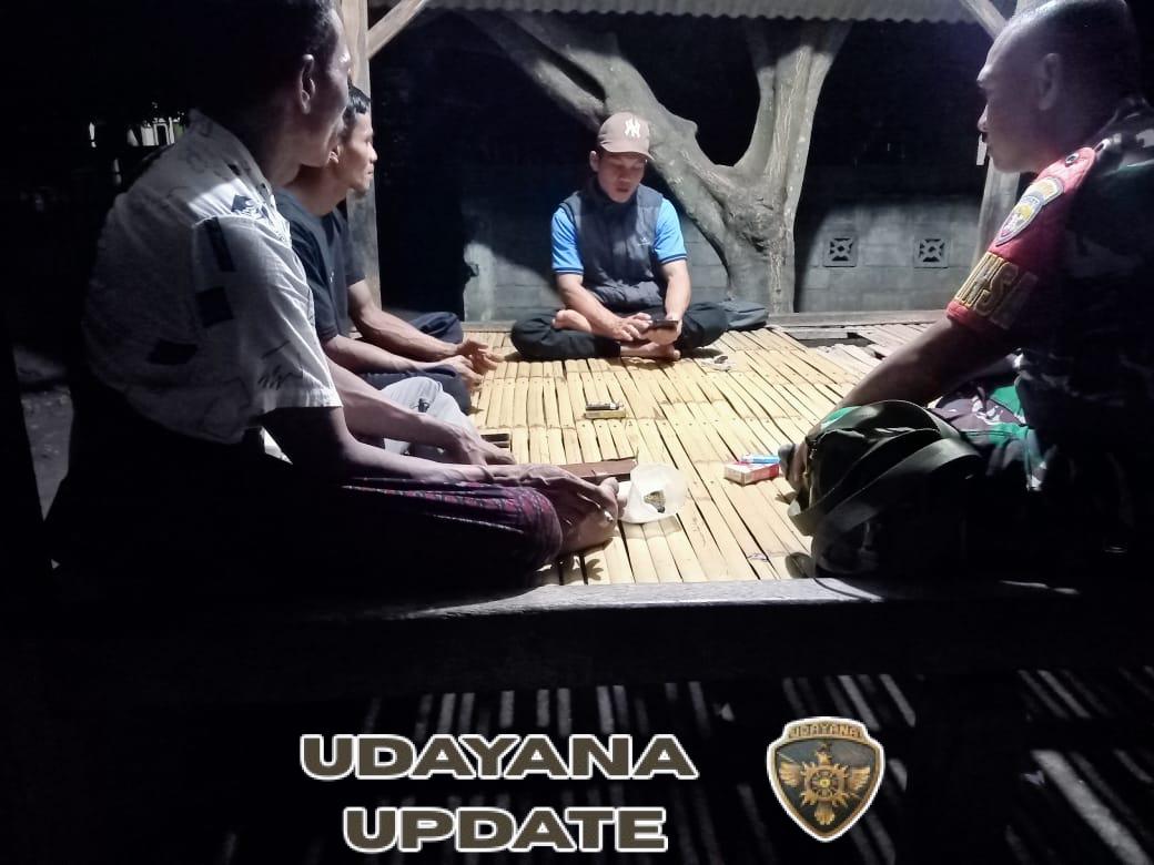 Babinsa Pemongkong Imbau Warga Waspadai Pencurian dan Aktif Patroli Malam