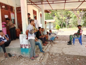 Babinsa Sertu Fracisco Monteiro Gusmao Ingatkan Proses Penerimaan TNI-AD Tanpa Biaya