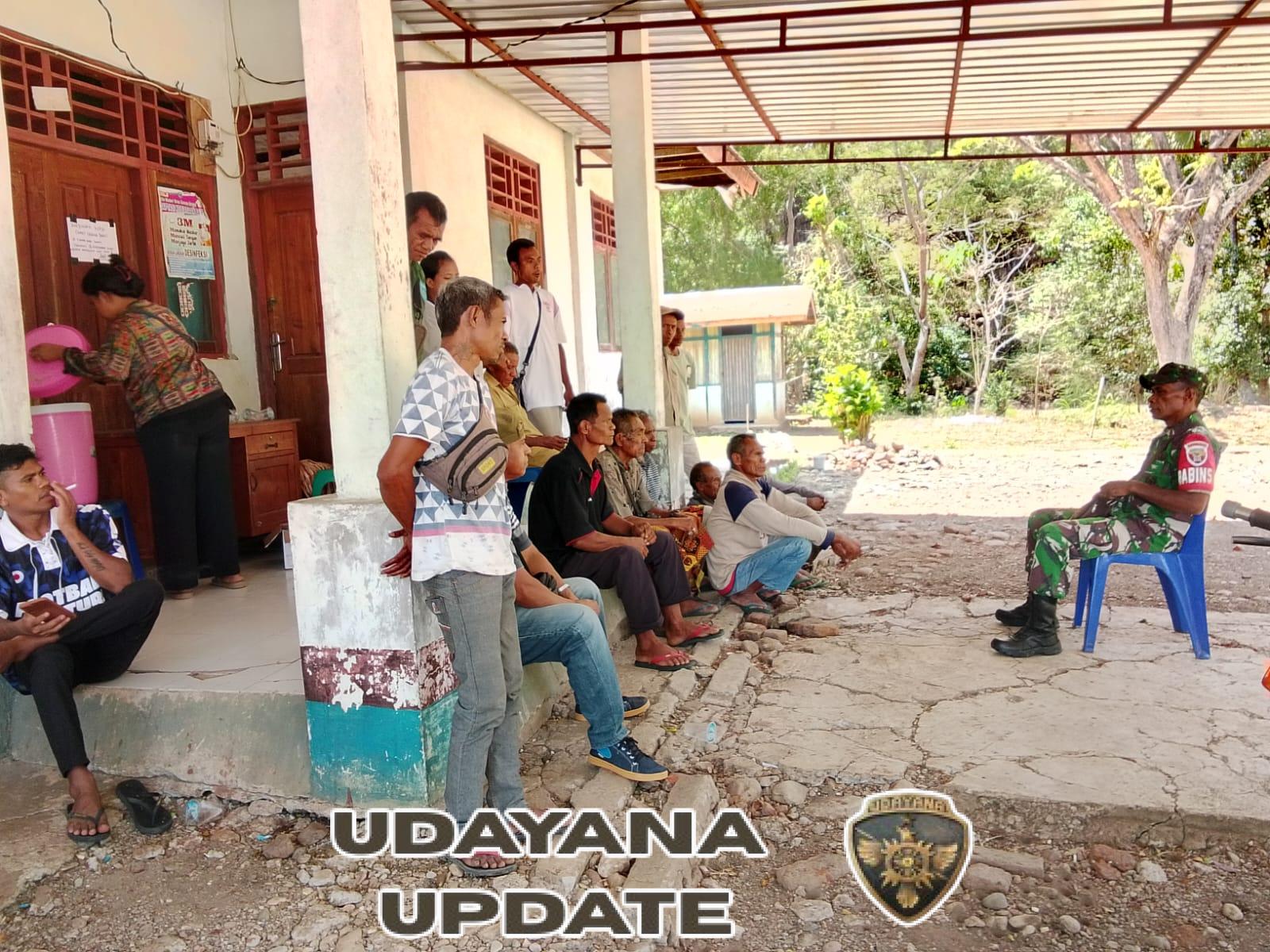 Babinsa Sertu Fracisco Monteiro Gusmao Ingatkan Proses Penerimaan TNI-AD Tanpa Biaya