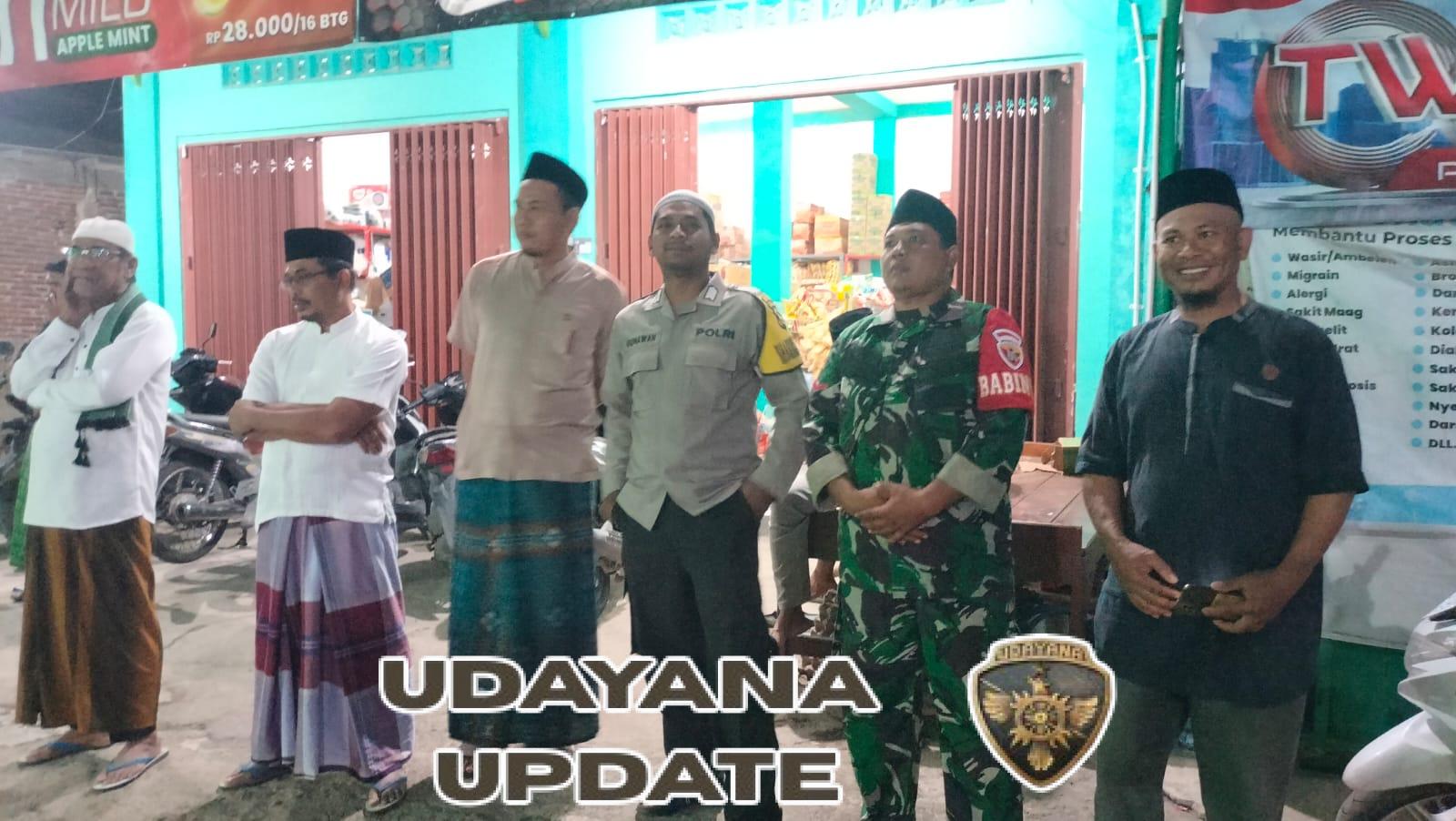 Babinsa Desa Bukit Damai Hadiri Peringatan Maulid Nabi Muhammad SAW 1447 H