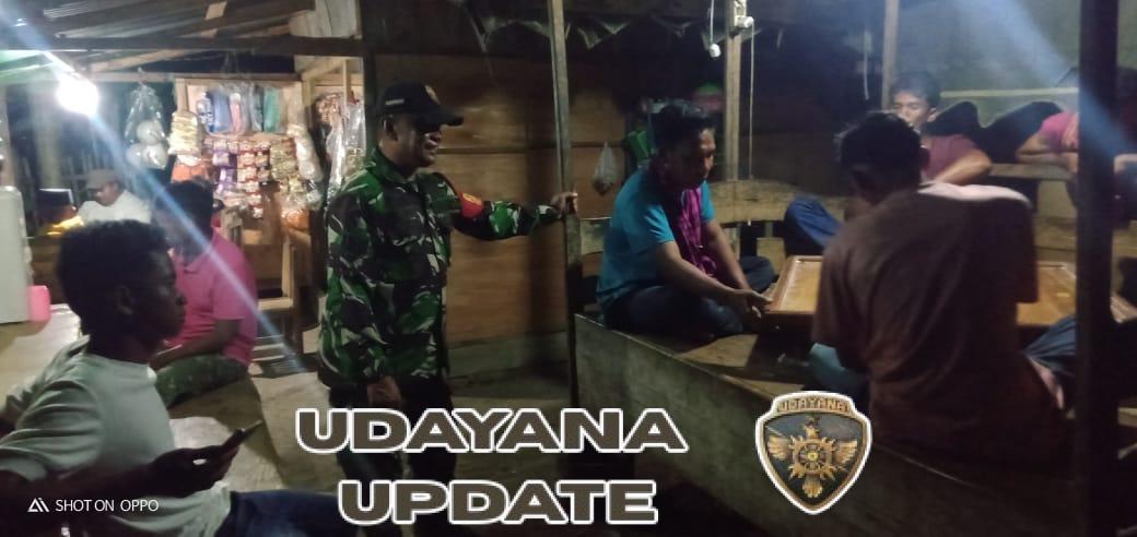 Ronda Malam Babinsa Doromelo Bersama Warga