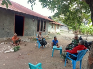 Bangun Keakraban Dengan Warga Binaan, Babinsa Ajak Ciptakan Kamtibmas Yang Kondusif