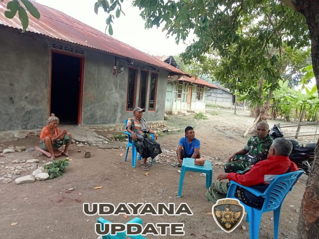 Bangun Keakraban Dengan Warga Binaan, Babinsa Ajak Ciptakan Kamtibmas Yang Kondusif