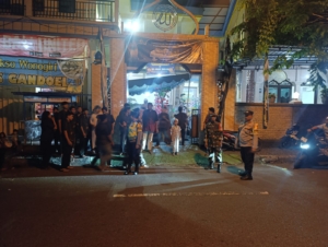 Babinsa 1623-01/Karangasem  bersinergi dengan Instansi terkait melaksanakan pengamanan perayaan maulid nabi muhammad SAW ke 1447 H.