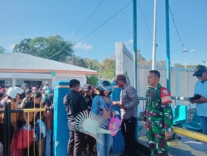 Koramil 1627-02/PB Laksanakan Pengamanan Transportasi Laut di Pantai Baru