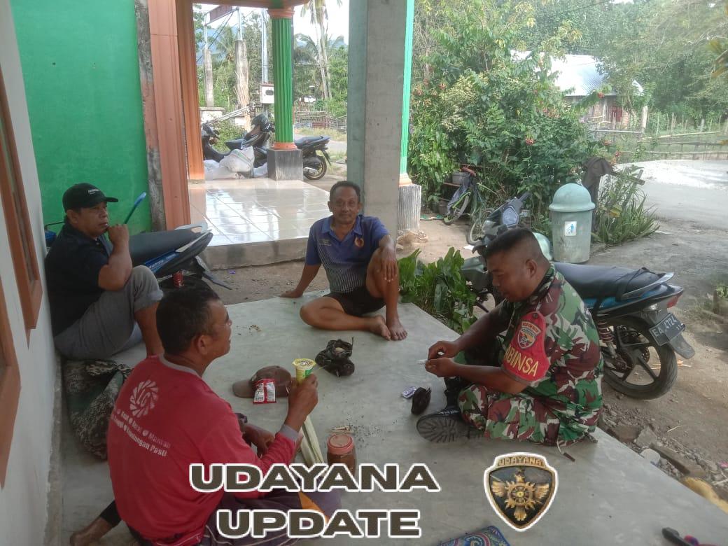 Babinsa Desa Tapir Gelar Komsos Bersama Warga Binaan