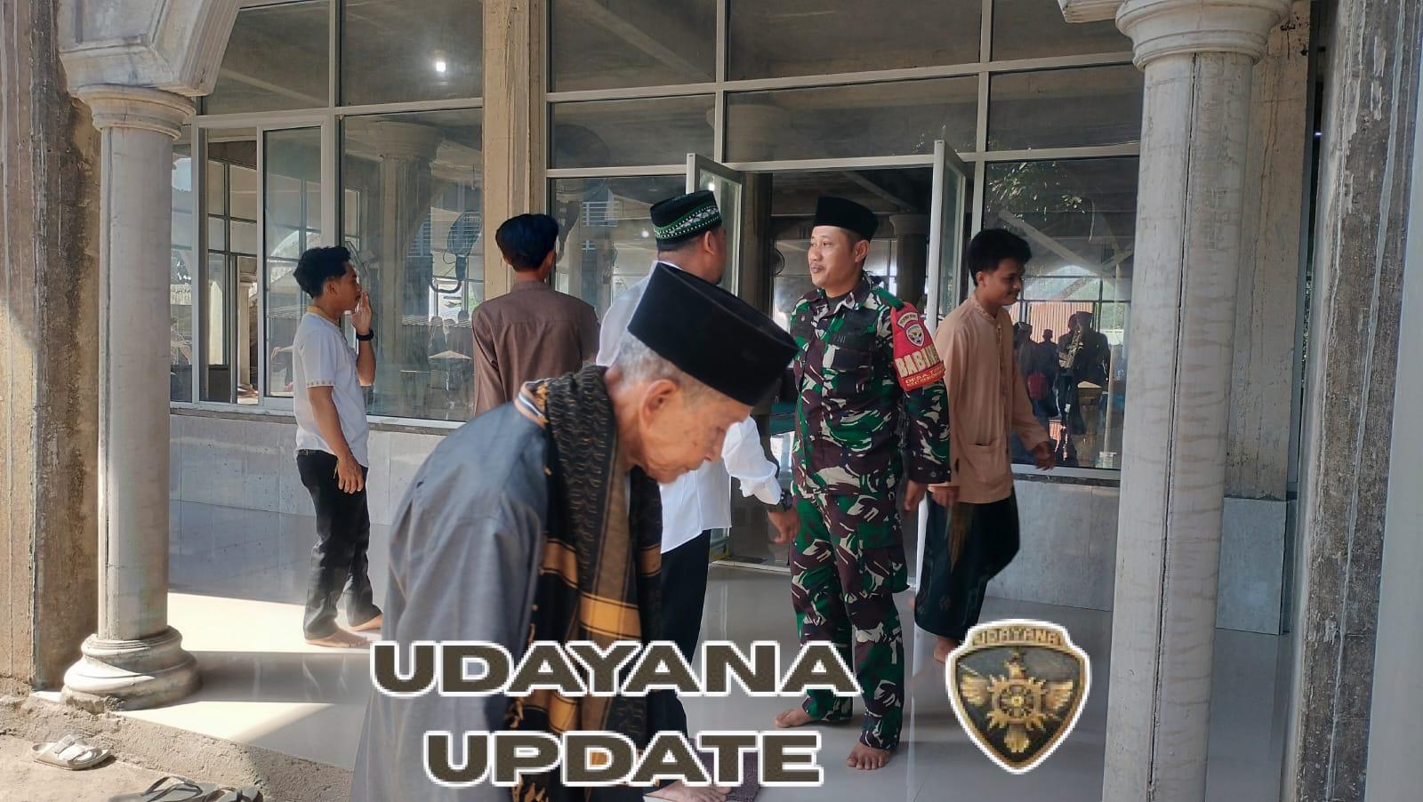 Babinsa Desa Tongo Hadiri Peringatan Maulid Nabi Muhammad SAW di Masjid Nurul Iman