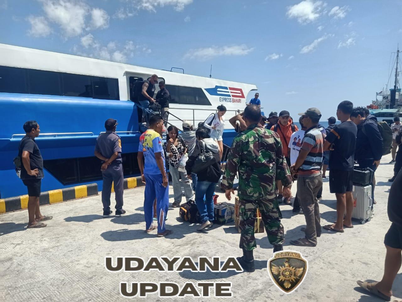 Pemantauan Rutin, Koramil 1627-01/Ba’a Jaga Keamanan Transportasi Laut di Rote Ndao