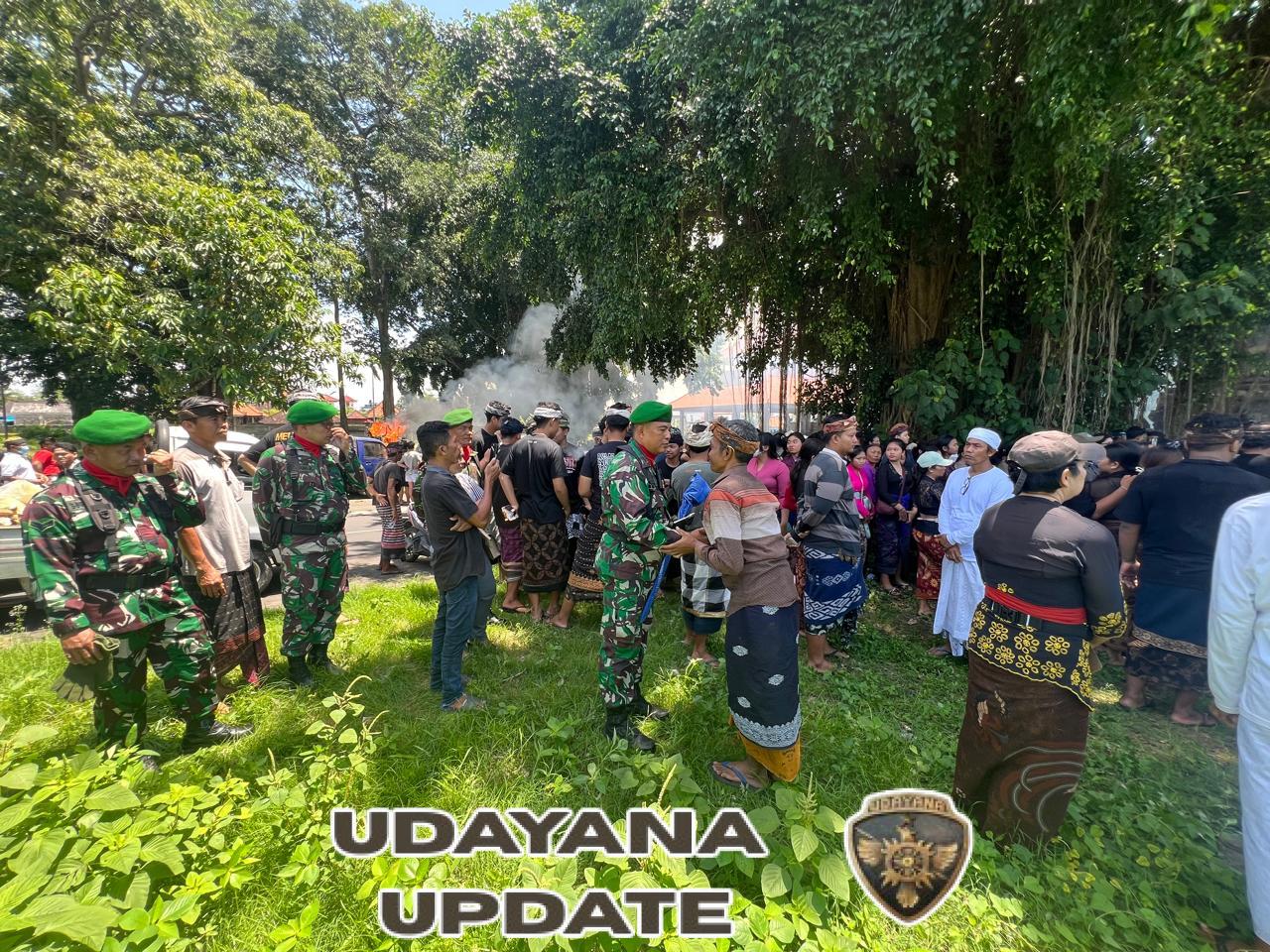 Koramil 1616-05/Sukawati Hadiri Upacara Perabuan Istri Anggota, Wujudkan Solidaritas dan Kepedulian