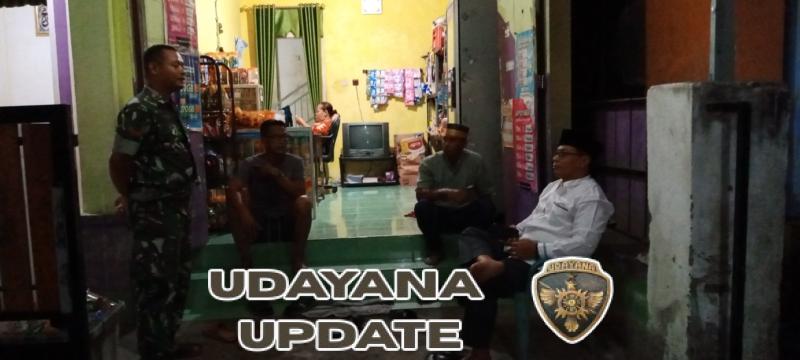Babinsa Koramil 1628-01/Taliwang Gencarkan Patroli Malam, Himbau Warga Waspada Aksi Jambret