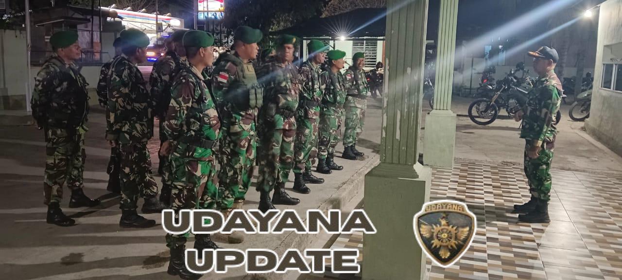 Danramil 02/Camplong Pimpin Apel Pengecekan Patroli Malam Bersama